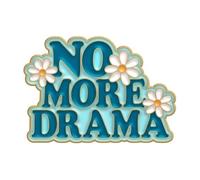 Nice But Psycho Enamel Pin No More Drama - Is It Friday? Still Stu?" Brooches For Collar, Normal, Non-precious metal