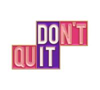 Nice But Psycho Enamel Pin No More Drama - Is It Friday? Still Stu?" Brooches For Collar, Normal, Non-precious metal