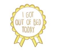 Nice But Psycho Enamel Pin No More Drama - Is It Friday? Still Stu?" Brooches For Collar, Normal, Non-precious metal