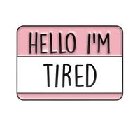 Nice But Psycho Enamel Pin No More Drama - Is It Friday? Still Stu?" Brooches For Collar, Normal, Non-precious metal
