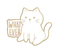 Nice But Psycho Enamel Pin No More Drama - Is It Friday? Still Stu?" Brooches For Collar, Normal, Non-precious metal