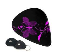 Nice Butterfly Printed Guitar pick Guitar Plectrums for Acoustic Guitar Electric Guitar Bass Guitar - Guitar Accessories - 6 Pack 0.96mm