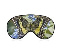 Nice Butterfly Sleep Mask Light Block-Out Eye Mask for Side Sleeper Pressure-Free Soft Night Blindfold with Adjustable Strap Breathable Sleep Eye Cover for Travel