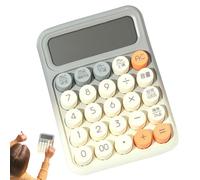 Nice Calculator - Large Pocket Calculator with Push of a Button, School Computer, Large Mechanical Desktop Keys for Calculating the Size of the Display for Students