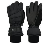 N'Ice Caps Kids Waterproof Winter Thinsulate Warm Gloves, Black, 13-15 Years