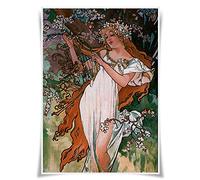 Nice Captain Alphonse Mucha`s Painting Poster Cloth Print A3 Size Wall Art Home Decor (#1)