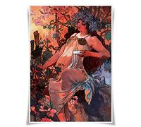 Nice Captain Alphonse Mucha`s Painting Poster Cloth Print A3 Size Wall Art Home Decor (#3)