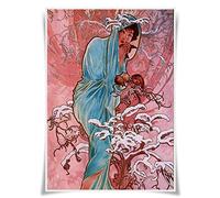 Nice Captain Alphonse Mucha`s Painting Poster Cloth Print A3 Size Wall Art Home Decor (#4)