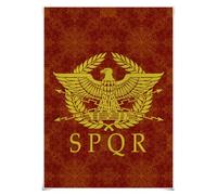 Nice Captain Ancient Empire Banner Empire Flag Poster 70cm x50cm Flag Emblem Canvas Poster (Roman Empire)