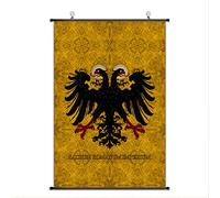 Nice Captain Ancient Empire Banner Empire Flag Scroll Poster Emblem Prints Home Decor (Holy Roman Empire)