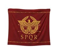 Nice Captain Ancient Roman Period Cultural Symbol Tapestry Poster Emblem Banner Wall Hangings Wall Art 100cm x 125cm (Rome)