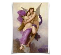 Nice Captain Gods & Goddesses of Greek Mythological Portrait Poster A3 Print Wall Decor (Amor and Psyche)