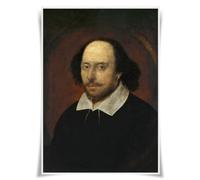Nice Captain Greatest Poets Portrait Poster A3 Print Fabric Material Prints Fine Art Decor (William Shakespeare)