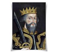 Nice Captain Portraits of Kings of England Poster Fabric Prints A3 Size Wall Art Home Decor (#1 William The Conqueror)
