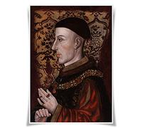 Nice Captain Portraits of Kings of England Poster Fabric Prints A3 Size Wall Art Home Decor (#14 Henry of Monmouth)