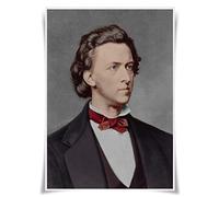 Nice Captain Portraits of Top 10 Musicians A3 Poster World Famous Musicians Print Home Decor (Frederic Chopin)