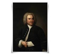 Nice Captain Portraits of Top 10 Musicians A3 Poster World Famous Musicians Print Home Decor (Johann Sebastian Bach)