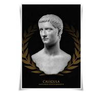 Nice Captain Roman Emperor Portrait Poster Ancient Rome Imperator Bust A3 Prints Wall Art Decor (03 Caligula)
