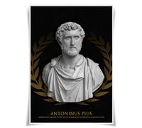 Nice Captain Roman Emperor Portrait Poster Ancient Rome Imperator Bust A3 Prints Wall Art Decor (15 Antoninus Pius)