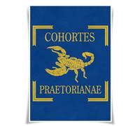 Nice Captain Roman Legion Banner A3 Poster Flag Print Cloth Wall Decor Gift Ancient Rome (Praetorian Guard)
