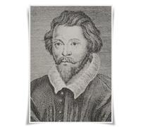 Nice Captain Top 100 Classical Composers Portrait Poster Musician A3 Prints Wall Art Decor (63 William Byrd)