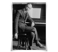 Nice Captain Top 50 Classical Composers Portrait Poster Musician A3 Prints Wall Art Decor (12 Sergei Prokofiev)