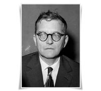 Nice Captain Top 50 Classical Composers Portrait Poster Musician A3 Prints Wall Art Decor (15 Dmitri Shostakovich)