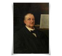 Nice Captain Top 50 Classical Composers Portrait Poster Musician A3 Prints Wall Art Decor (34 Anton Bruckner)
