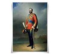 Nice Captain Tsars of Russia Portraits Poster Fabric Prints A3 Size Wall Art Home Decor (Alexander II)