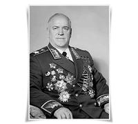 Nice Captain World War II Famous Commander Portrait A3 Poster Print Wall Art Home Decor (Georgy Zhukov)