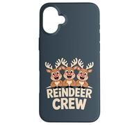 Nice Caribou Whimsical Super Modern Vibrant Vintage Reindeer Case for iPhone 16 Plus