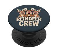 Nice Caribou Whimsical Super Modern Vibrant Vintage Reindeer PopSockets Adhesive PopGrip