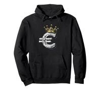 Nice Cash King Costume for Euro and Dollar Lovers Pullover Hoodie