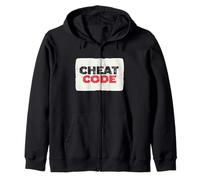 Nice Cheat Code Clothes for Gaming and Life Hacks Lovers Zip Hoodie