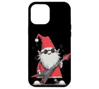 Nice Christmas Guitar Look with Rockstar Santa Claus Graphic Case for iPhone 12 Pro Max