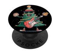 Nice Christmas Tree Rocks with this Cool Electric Guitar PopSockets Adhesive PopGrip