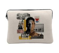 Nice Collage Ville France South Sun Linen Look Laptop Case 14-15 Inches Protective Laptop Sleeve Printed in France