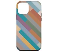 Nice Colorful Diagonal Stripes Abstract Modern Design Case for iPhone 12 mini