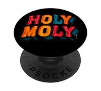 Nice Colorful Holy Moly Emblem Costume PopSockets Adhesive PopGrip