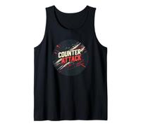 Nice Counter Attack Stamp Logo Tank Top