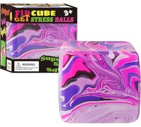 Nice Cube, Ice Cube Stress Relief Fidget Toys, Ice-themed Squishy Cube and Sugar Balls, Sensory Toys for Children with Autism, Fidget Toys for Classroom Rewards