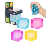 Nice Cube Nee Ice Cube Stress Relief Fidget Toys Nee Squishy Color Cube Squeeze Toys for Kids Adults Doh Sensory Hand Exercise Stress Balls for Autism Anxiety Relief Doh 1PCS