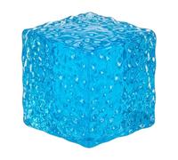 Nice Cube Squishy, Gumdrop Squishy Fidget with Jelly Texture, Stress Relief Sensory for Focus and Relaxation, Romantic Ice Blue Colour Design