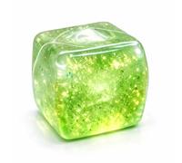 Nice Cubes, Glow In Dark Fidget Cube, Soft TPR Sensory Play Cube, Hand Squeeze Stress Relief Toy, Compact Portable Leisure Toy for Boys Girls Kids