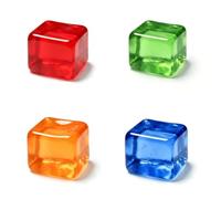 Nice Cubes, Glow In Dark Fidget Cube, Soft TPR Sensory Play Cube, Hand Squeeze Stress Relief Toy, Compact Portable Leisure Toy for Boys Girls Kids