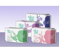 Nice Day Anion Sanitary Pads Complete Care Combo Pack for Night Use (285mm), Day Use (245mm), Panty Liners (155mm) and Over Night (330mm) Anti-Leak, Odor-Free Protection with Nano Silver & Far Infrare