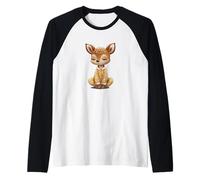Nice Deer Fawn Night Costume for Sleepwear Lovers Raglan Baseball Tee