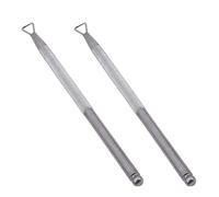 Nice & DeftCuticle Pusher Stainless Steel Nail Art Remover Tool Triangle Cuticle Peeler Scraper Remove Gel Nail Polish(Silver Color)