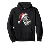 Nice Dollar Bill with Christmas Hat Costume Pullover Hoodie