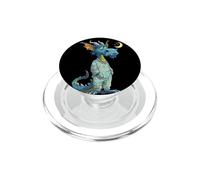 Nice Dragon in Pajama with Moon Graphic PopSockets PopGrip for MagSafe